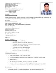 Resume of Masud Rana....doc